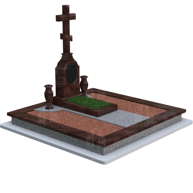 Модель мемориального гранитного комплекса 